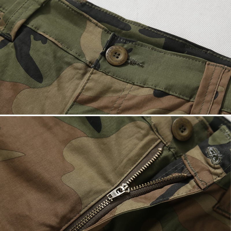 AKARMY Womens Cargo Pants with Pockets Outdoor Casual Ripstop Camo Military Combat Construction Work Pants 2039 C29 Camo - Image 3